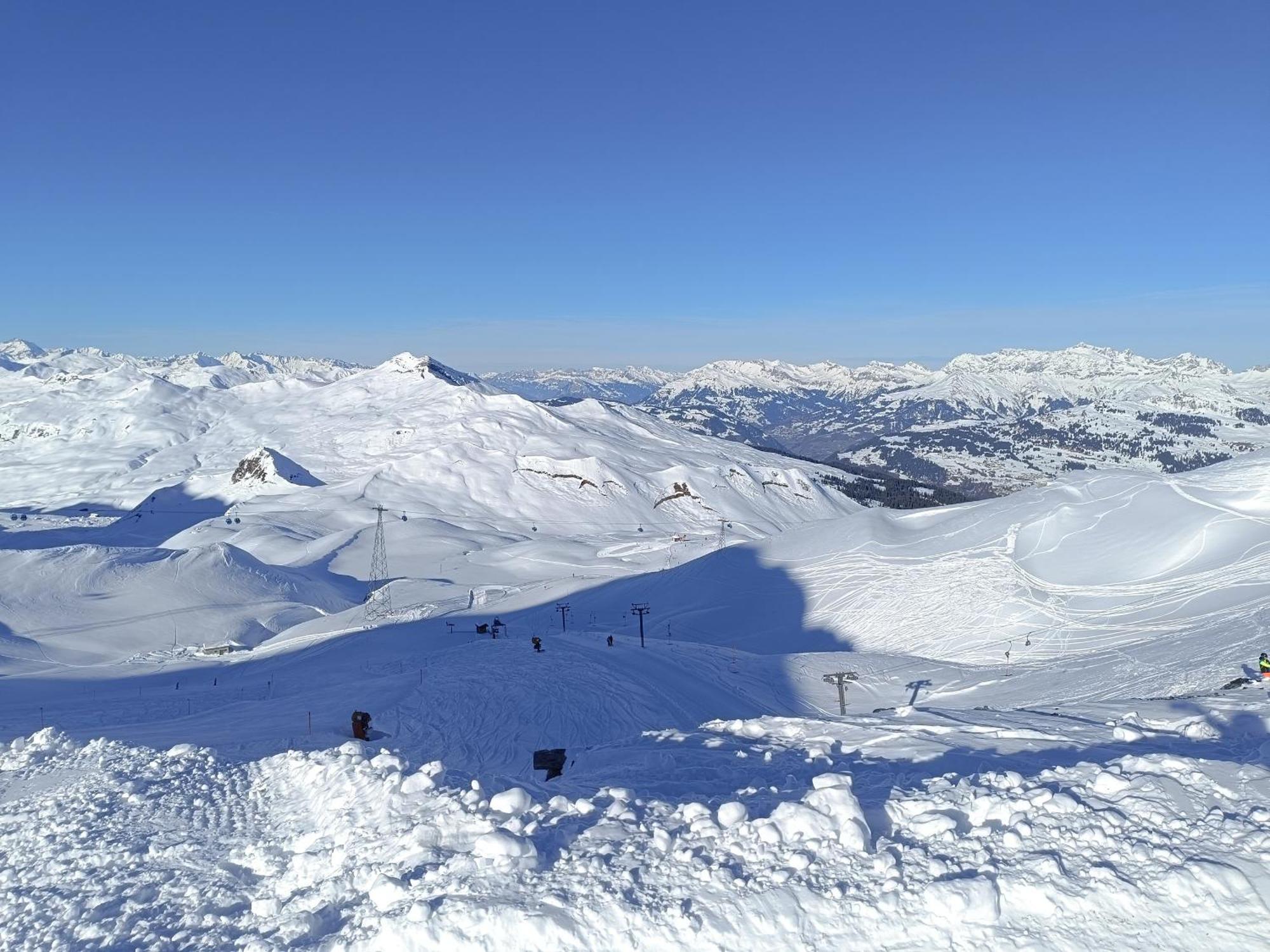 Ferienwohnung Parsenn Peaks Panorama Davos Eksteriør billede
